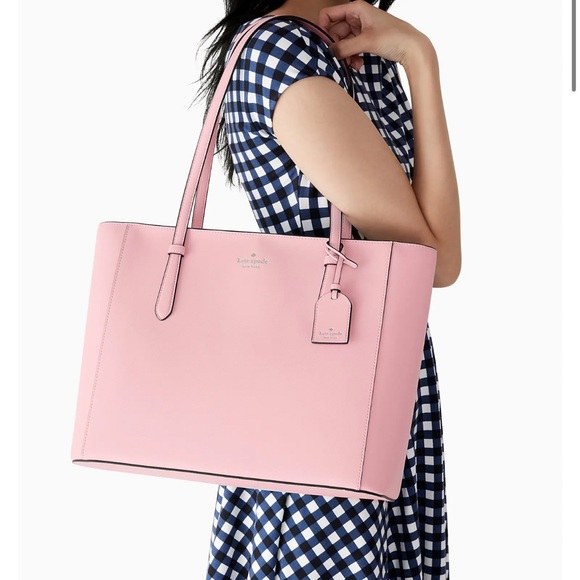 Kate Spade Medium Tote Shoulder Bag In Mitten Pink - Picture 11 of 11